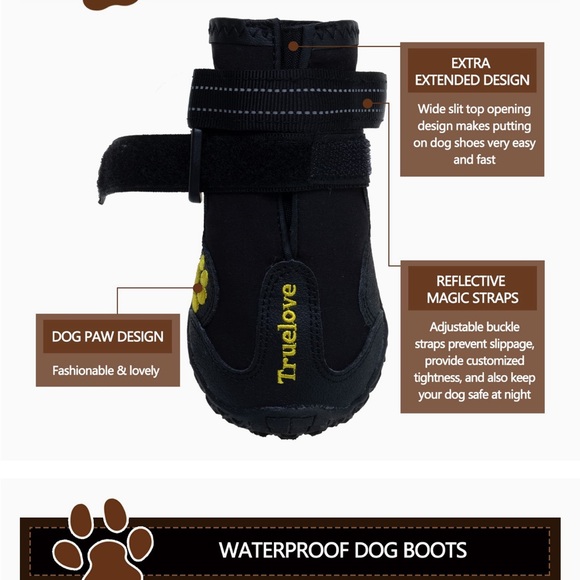 NEW Waterproof Dog shoes - Picture 5 of 8